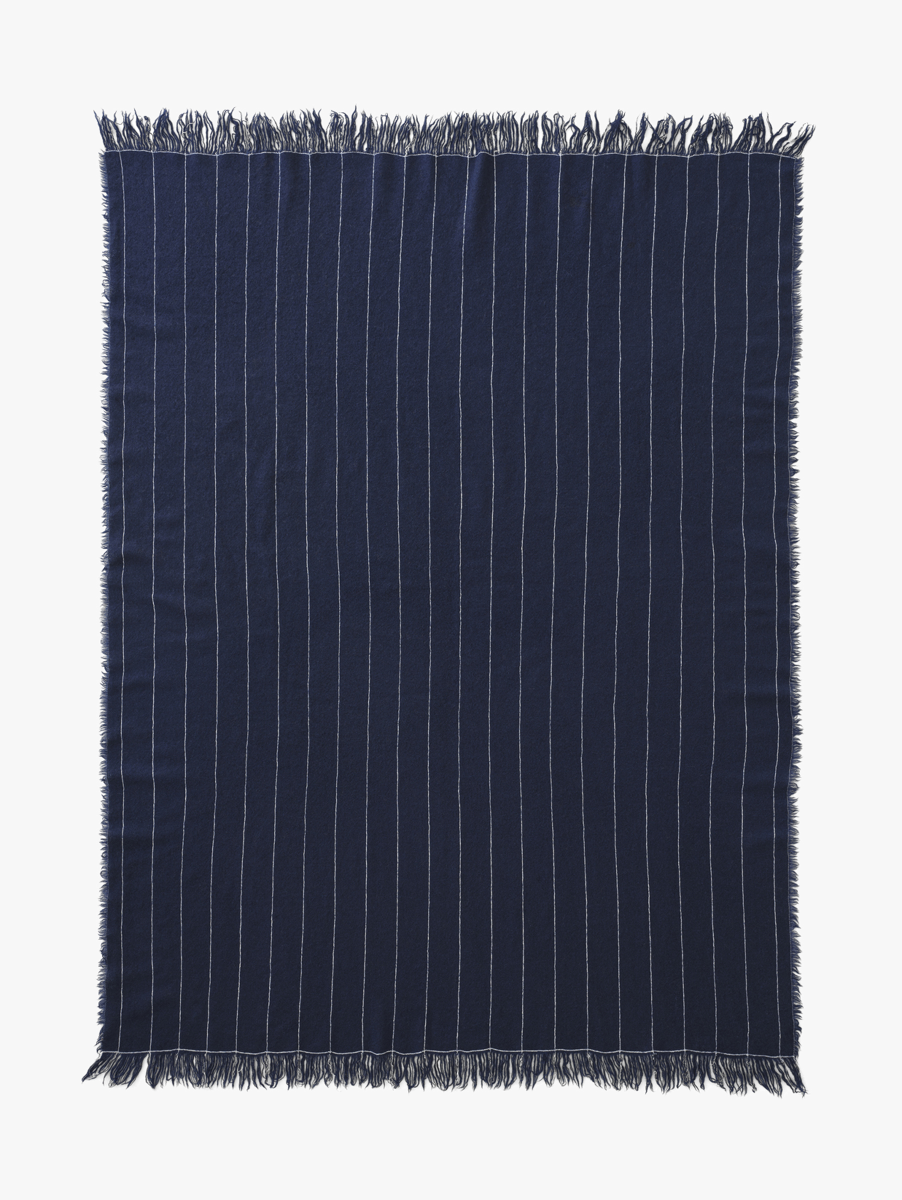 Battus Wolldecke 130x185 cm - Indigo
