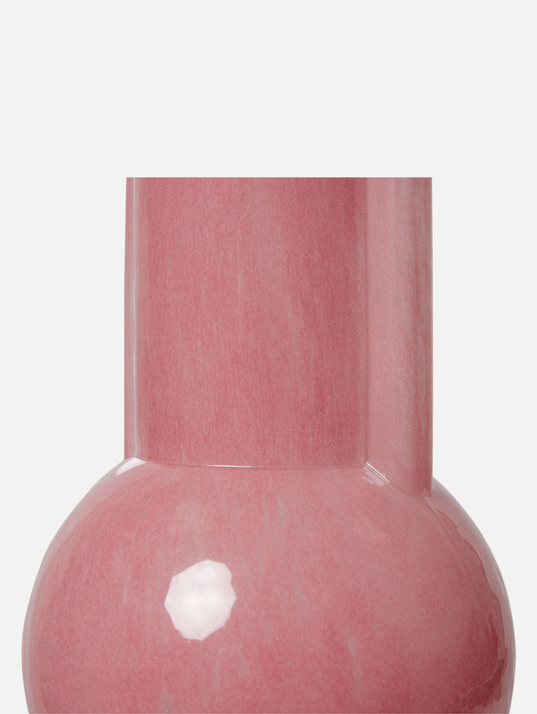 Glass Vase - Flamingo pink