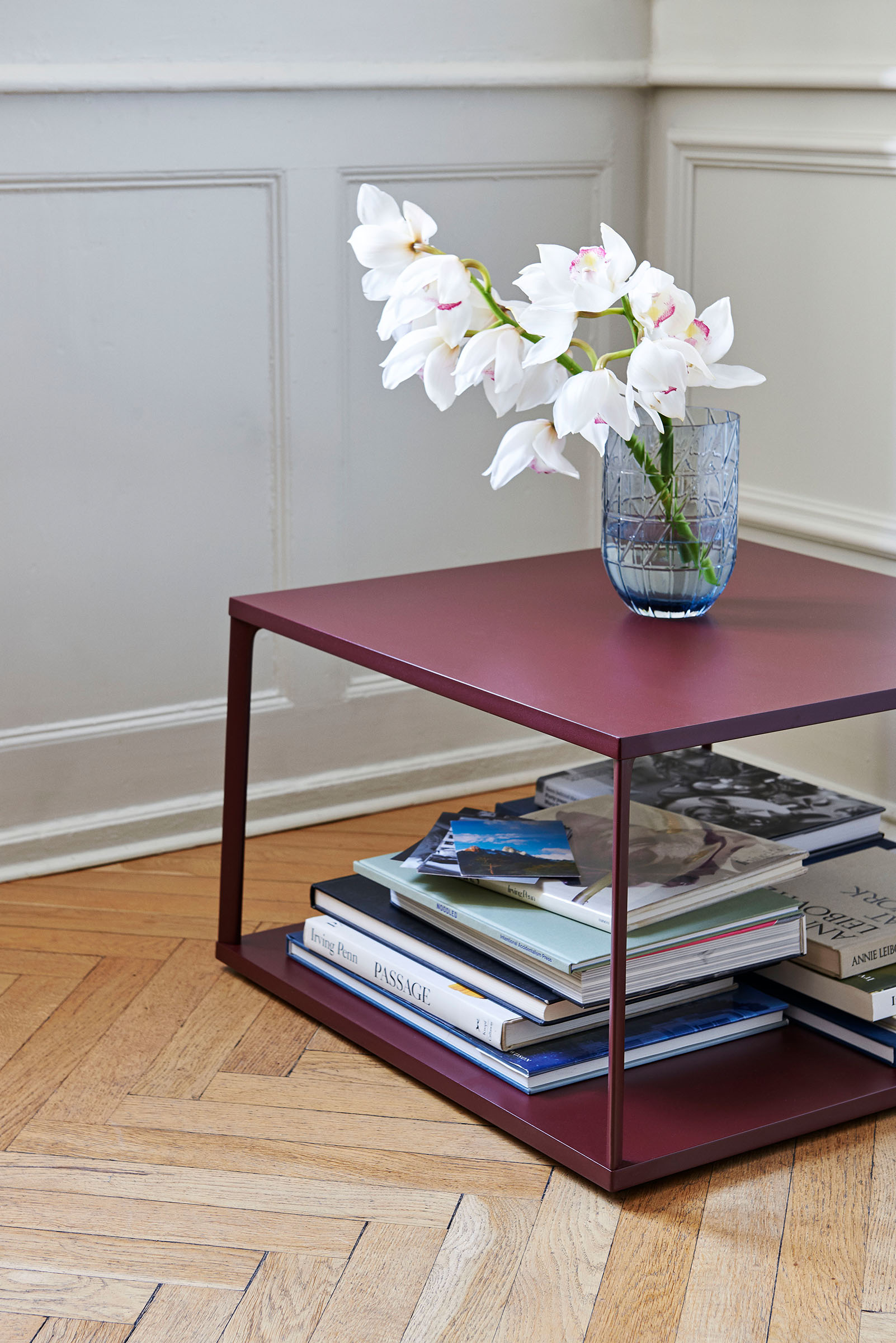 Eiffel Coffee Tisch 65x65 cm - Dark brick