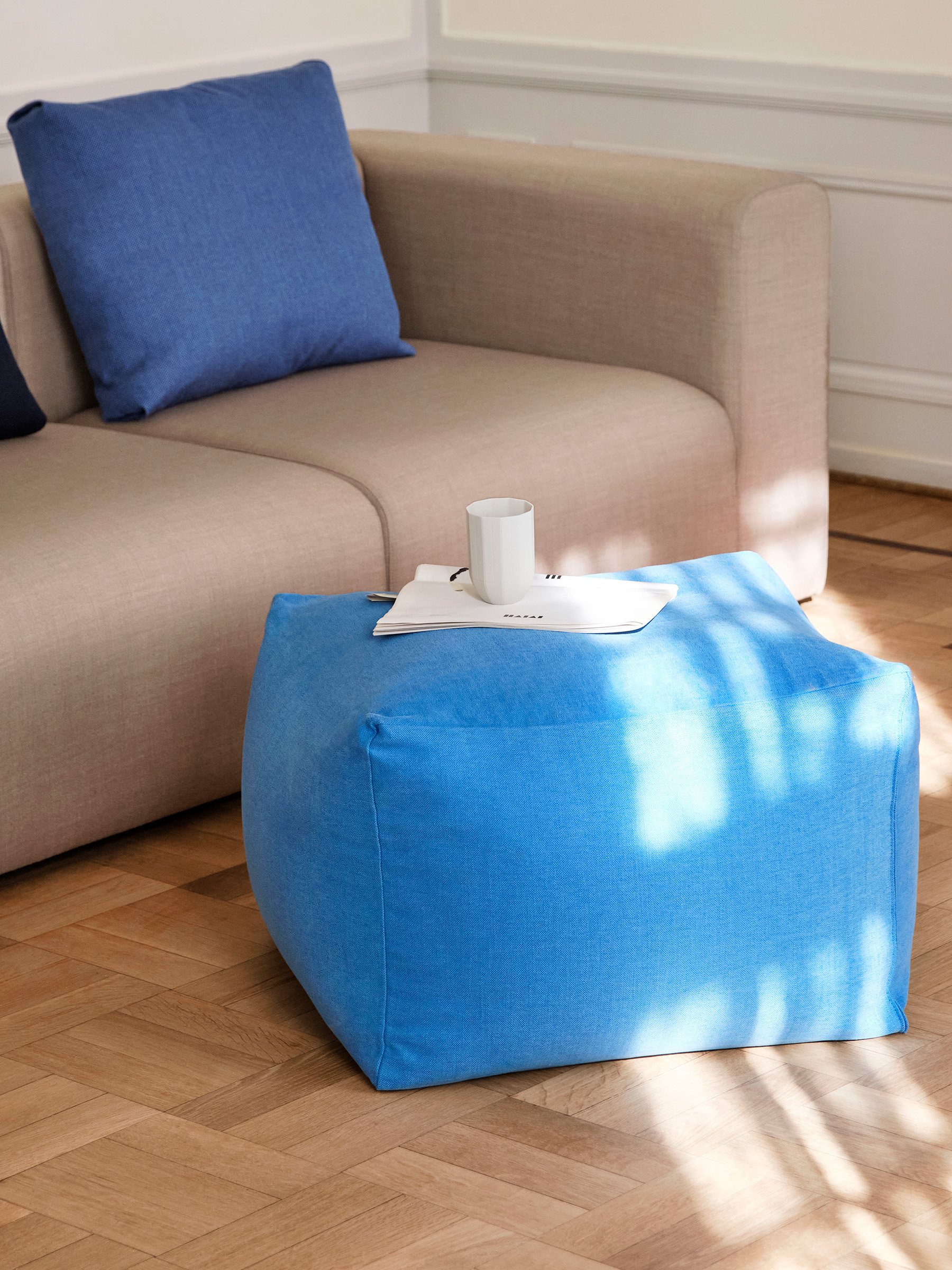 Pouf Planar Light grey