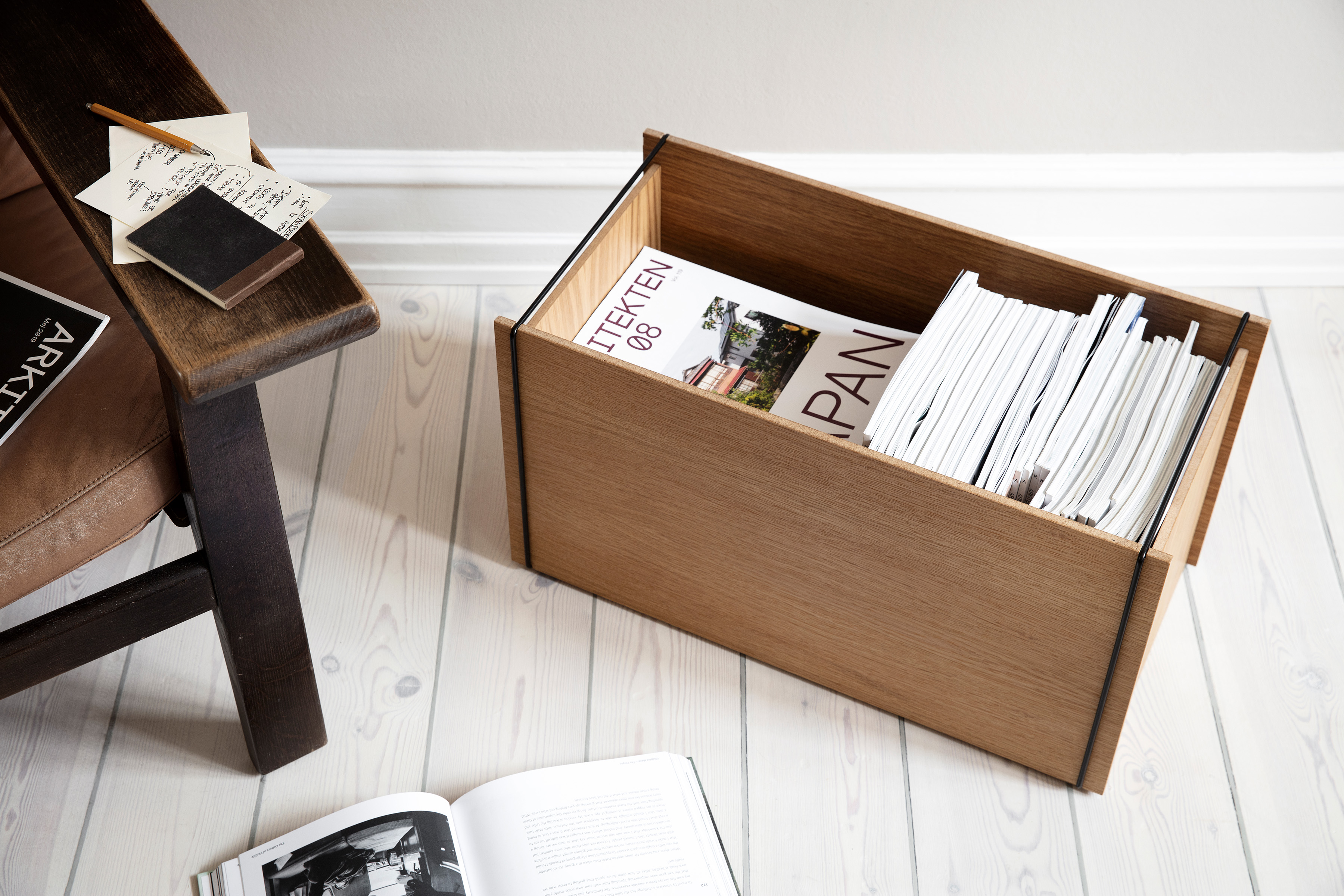 Lid, Storage Box, Oak