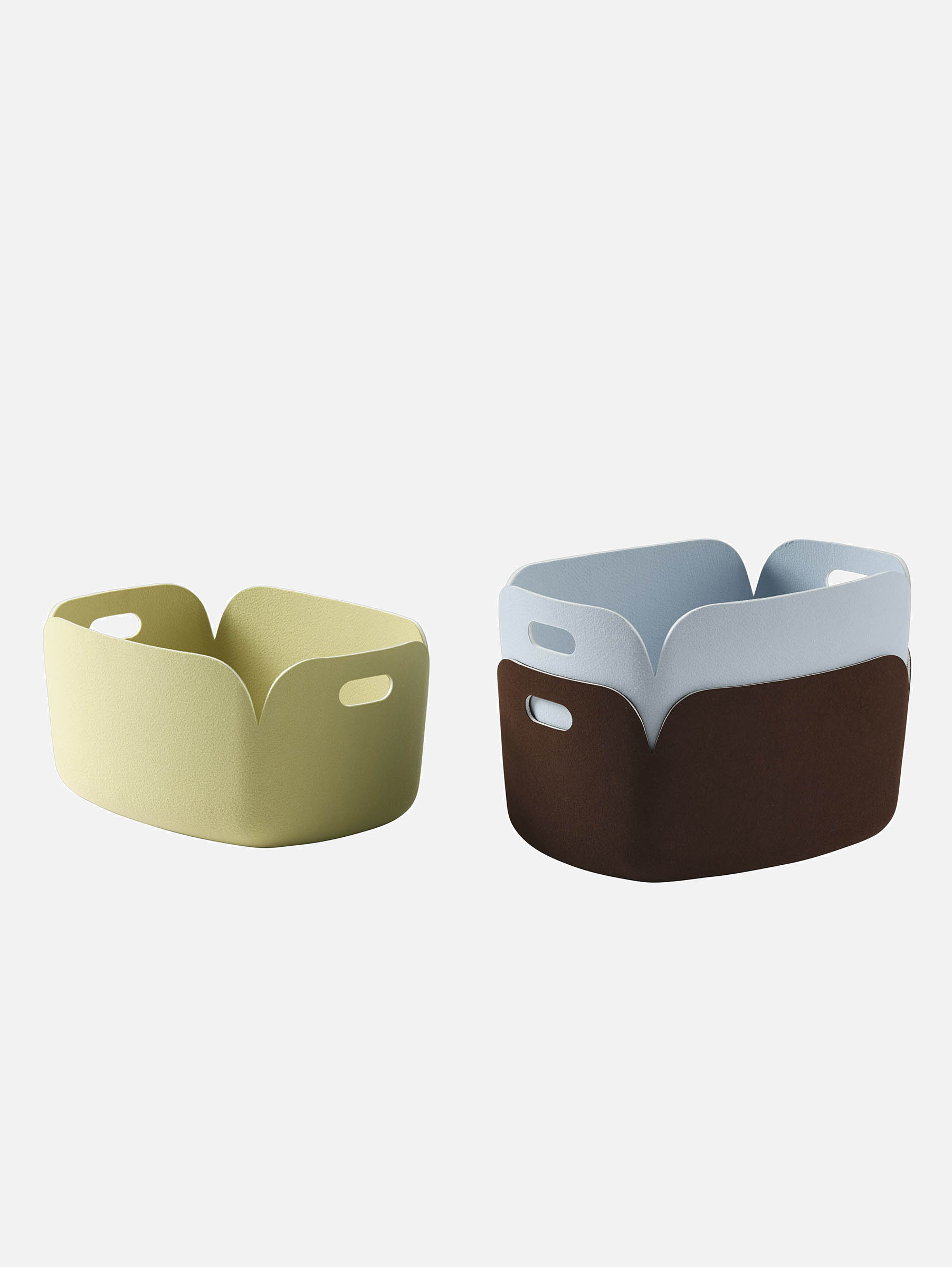 Restore Aufbewahrungskorb - Beige-Grün