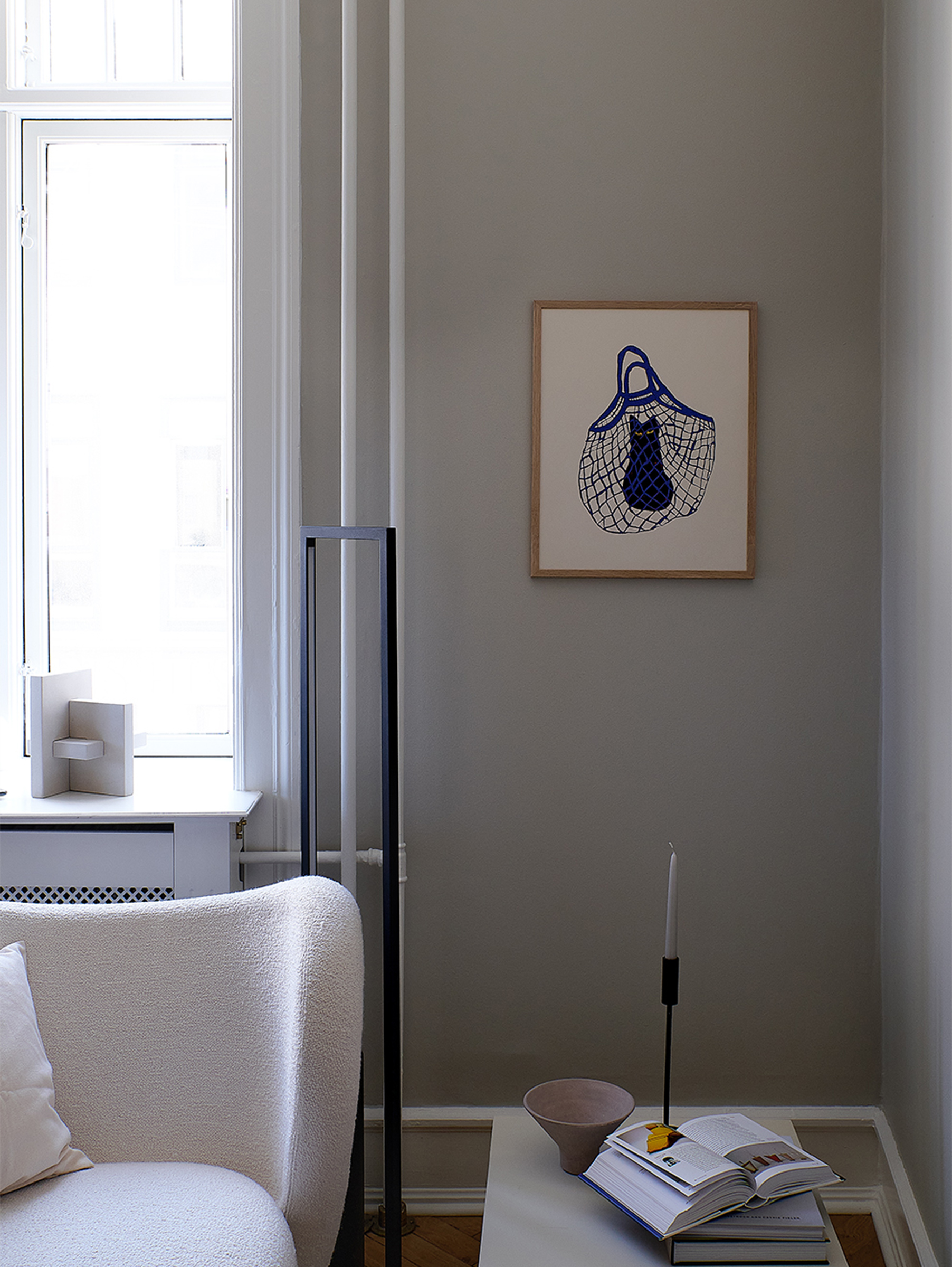 The Poster Club Chloe Purpero Johnson The Cats in the bag 30x40