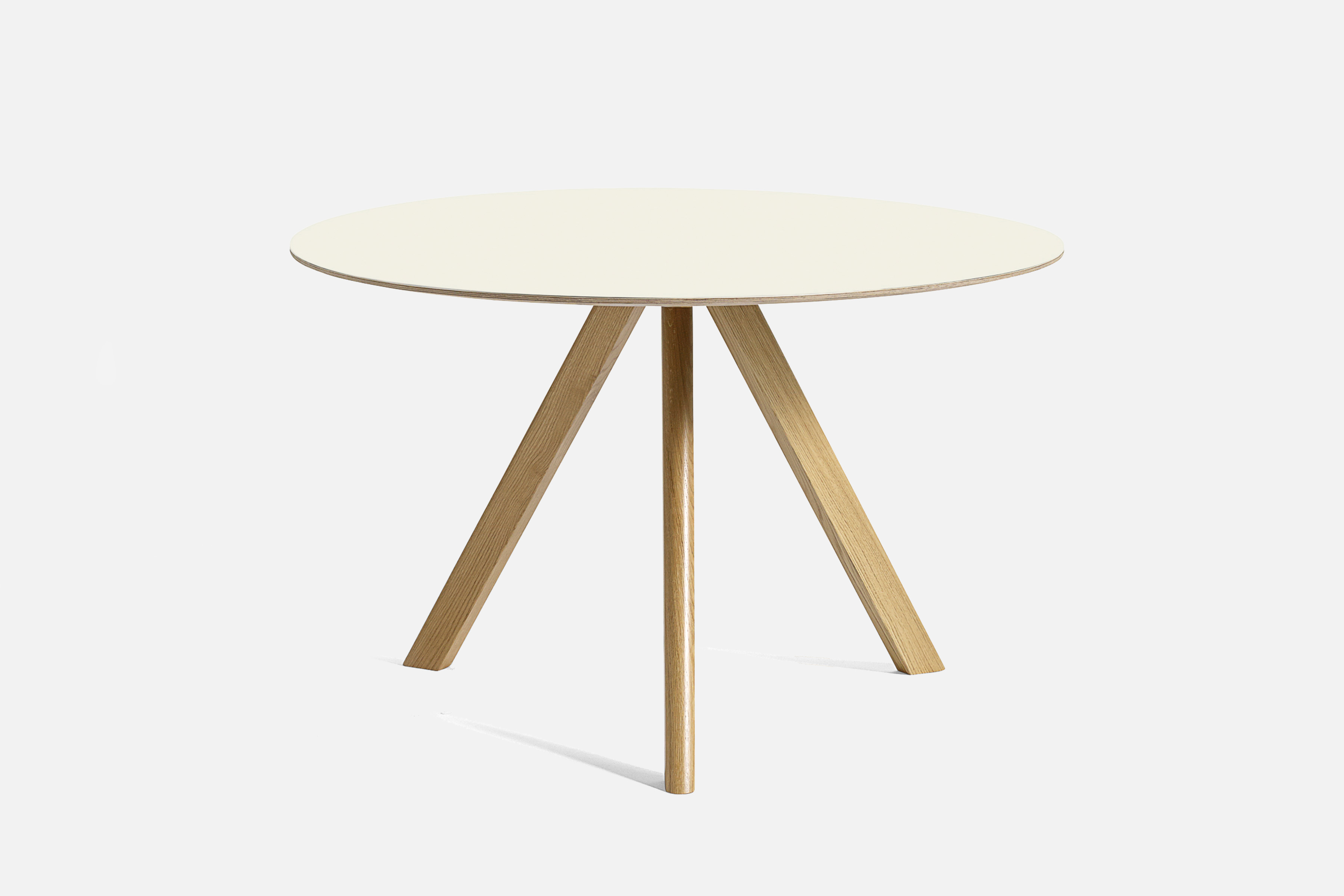 CPH20 Tisch Ø120 cm - Eiche / Linoleum off-white