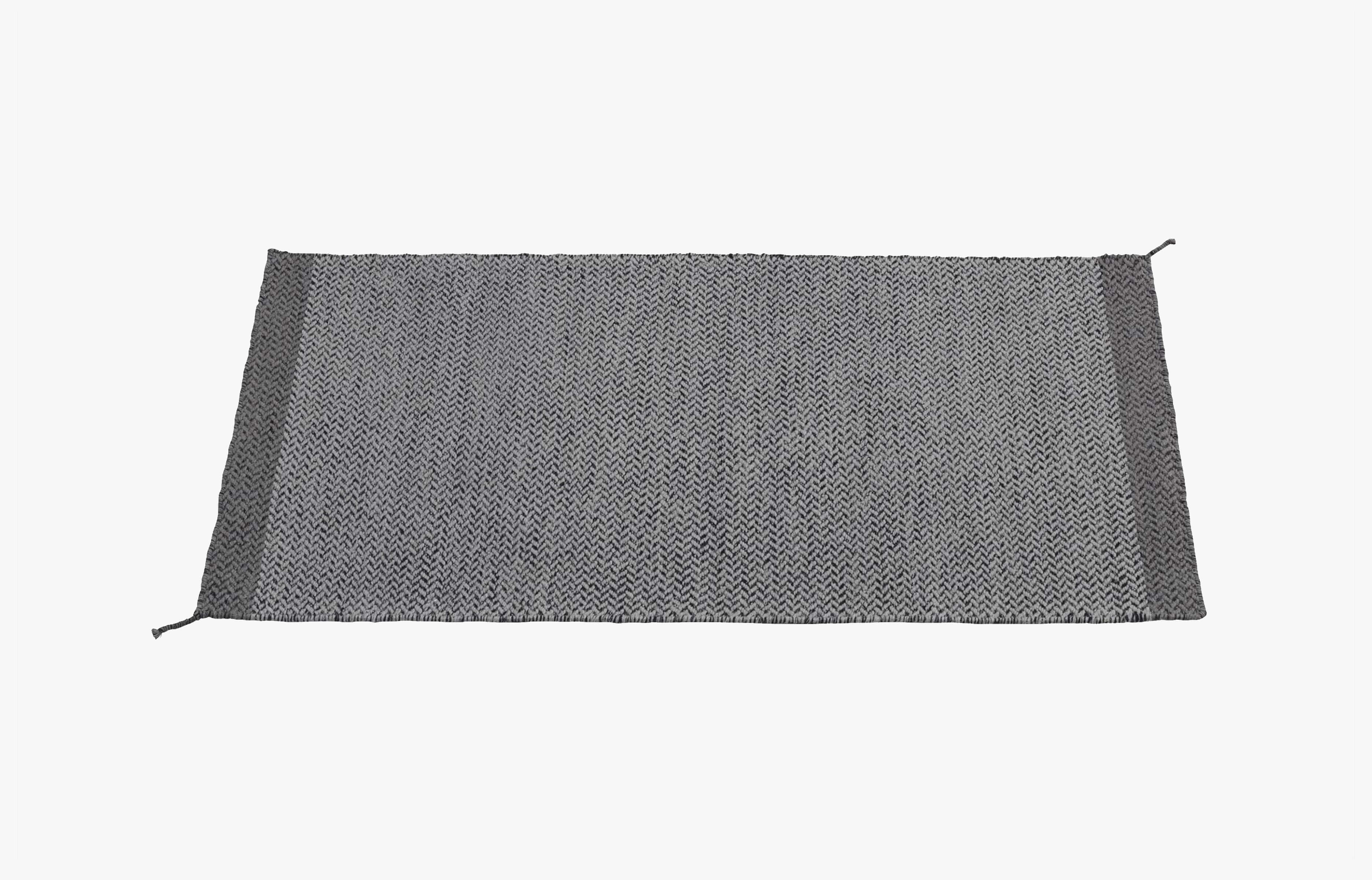 Ply Teppich 140x85 cm - Dunkelgrau