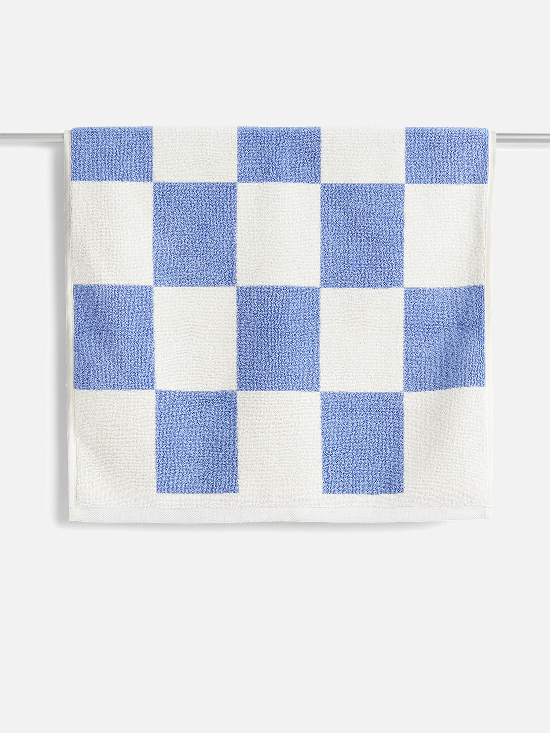 Check Badematte Sky blue