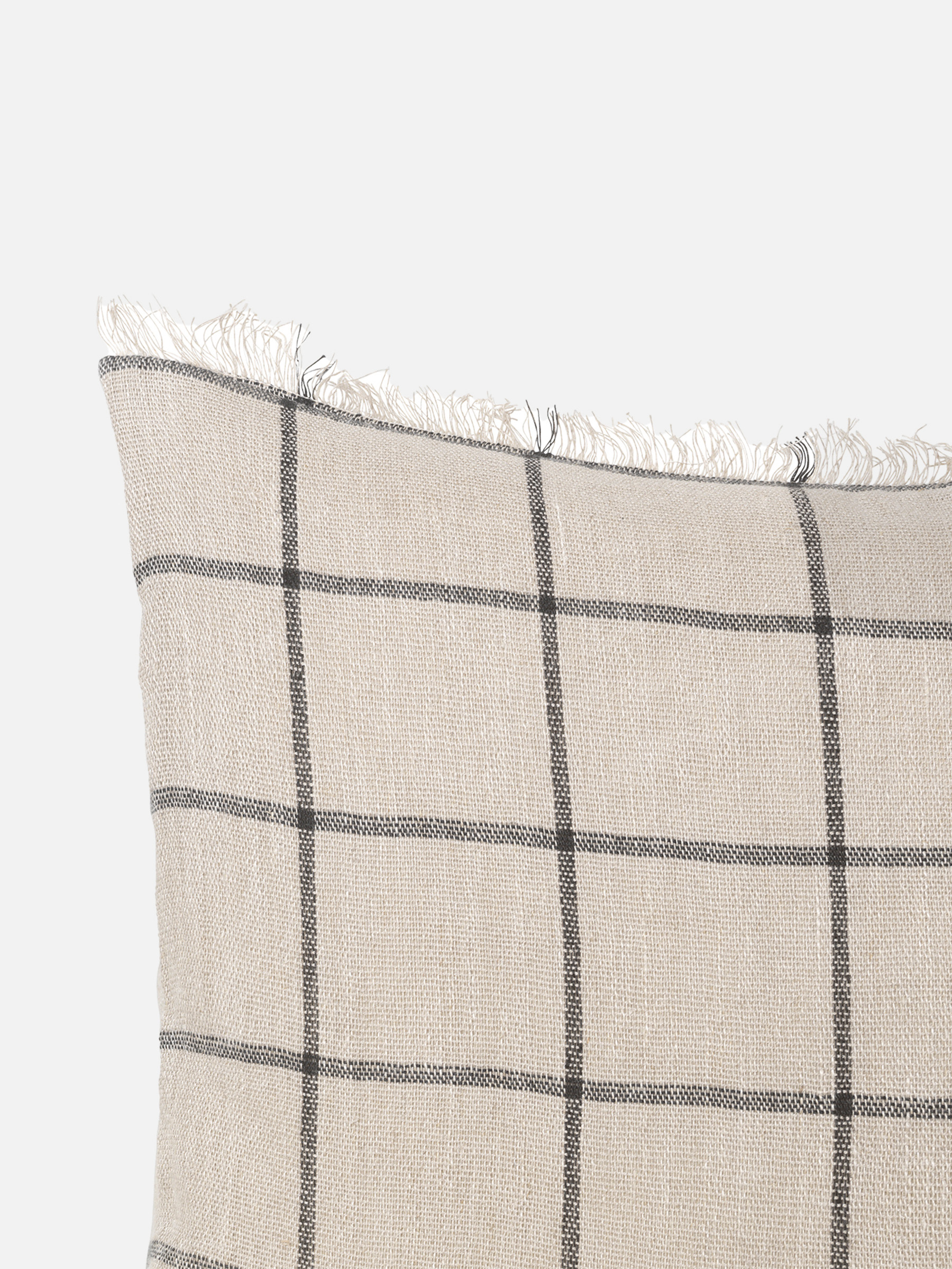 Calm Kissen 50x50 cm - Camel / Schwarz