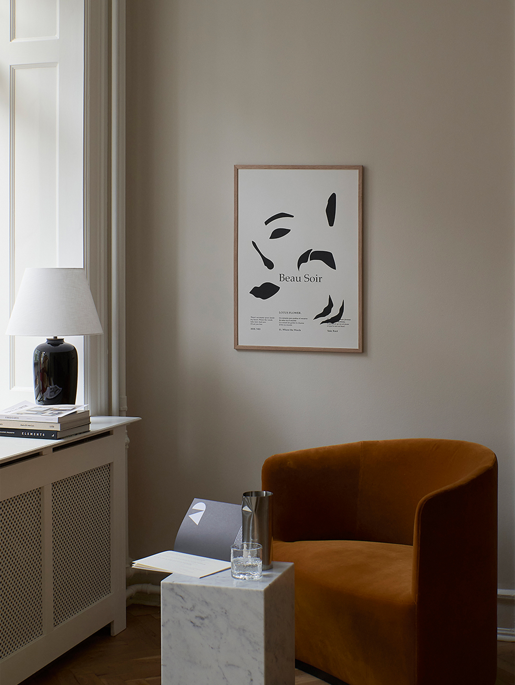 The Poster Club Lucrecia Rey Caro Beau Soir 50x70