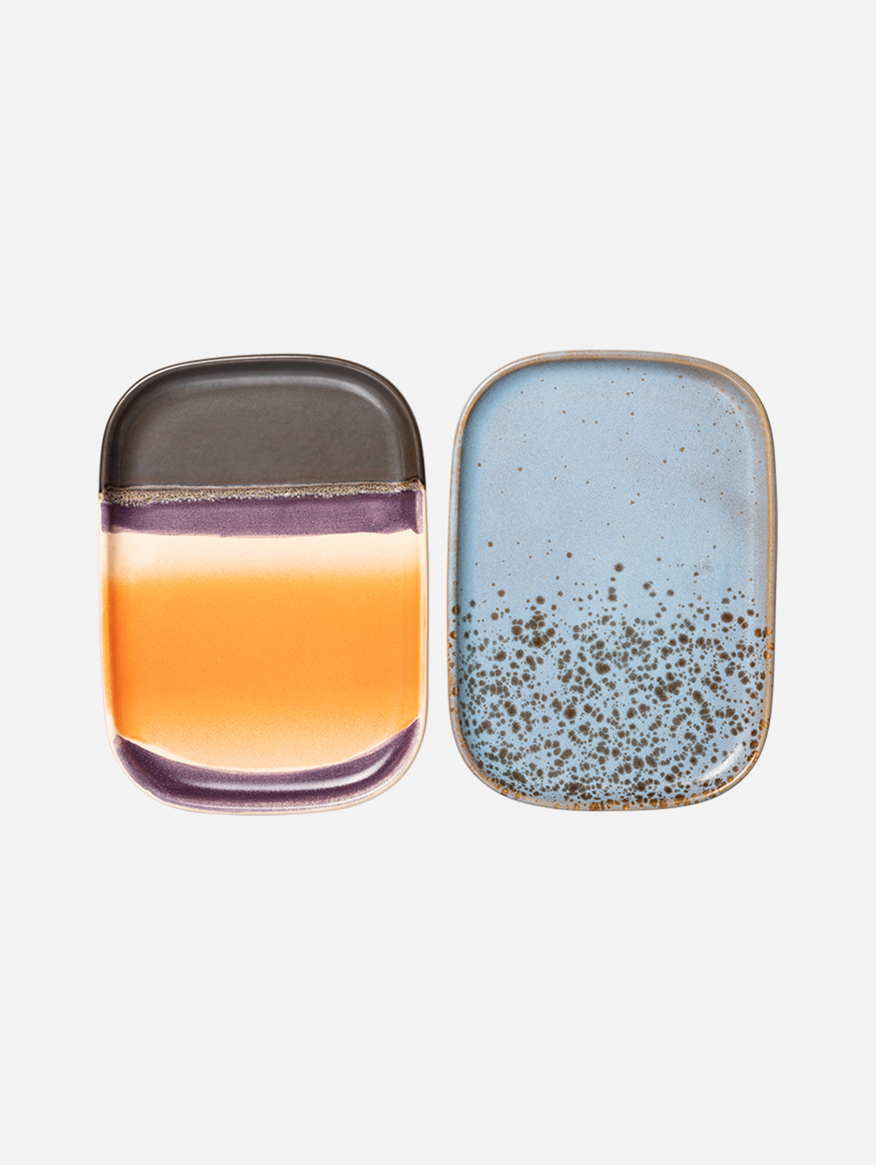 70s Keramik 2er Set Tabletts Small - Aries