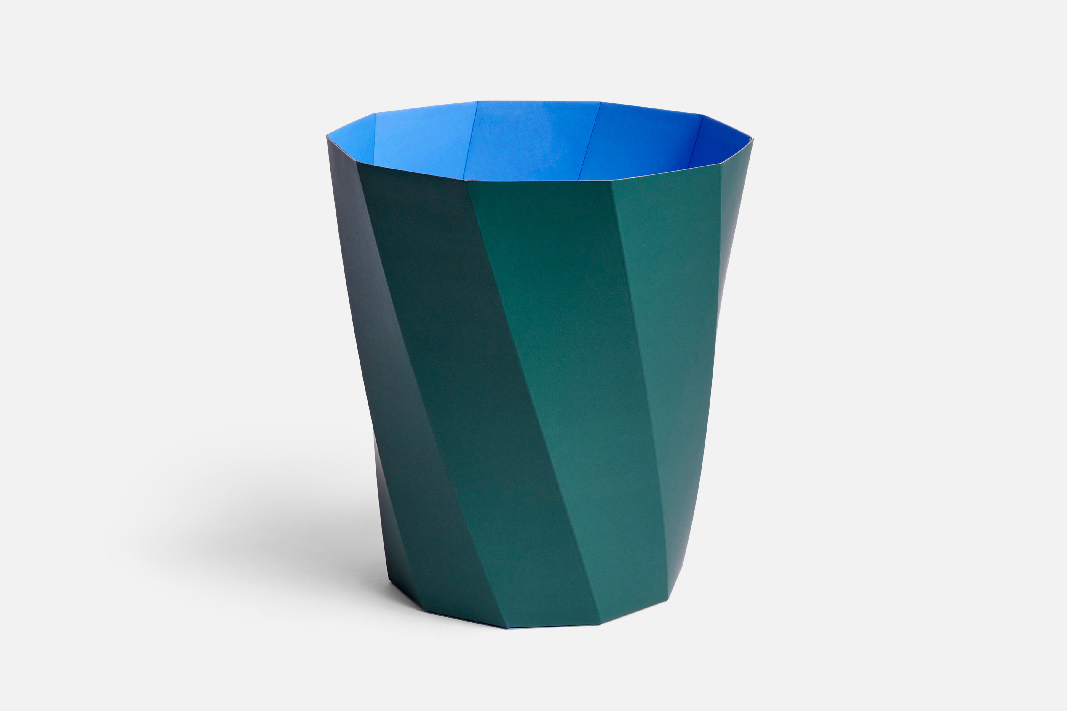 Paper Papierkorb Dunkelgrün