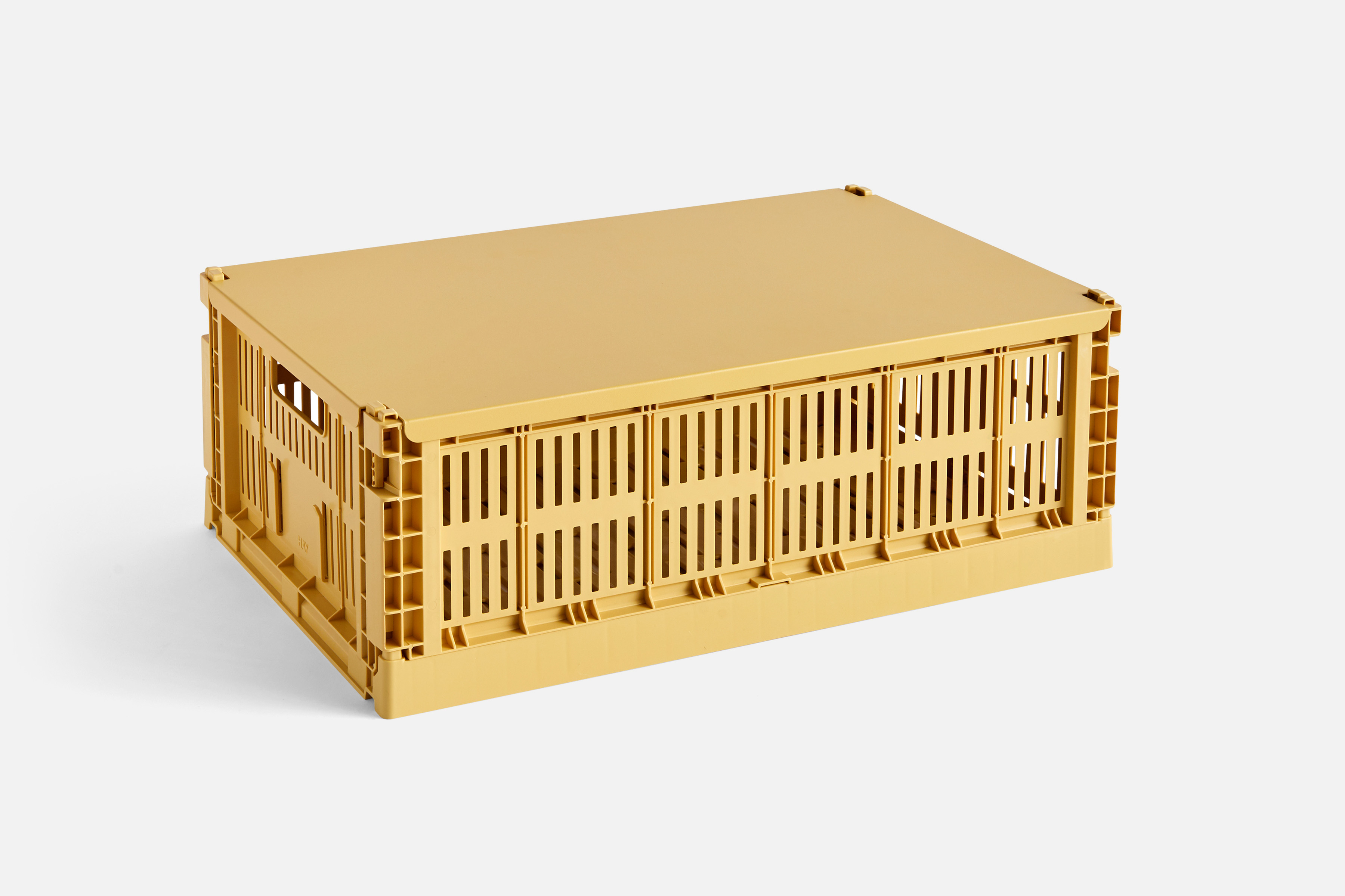 Deckel für Crate Box Large - Golden yellow