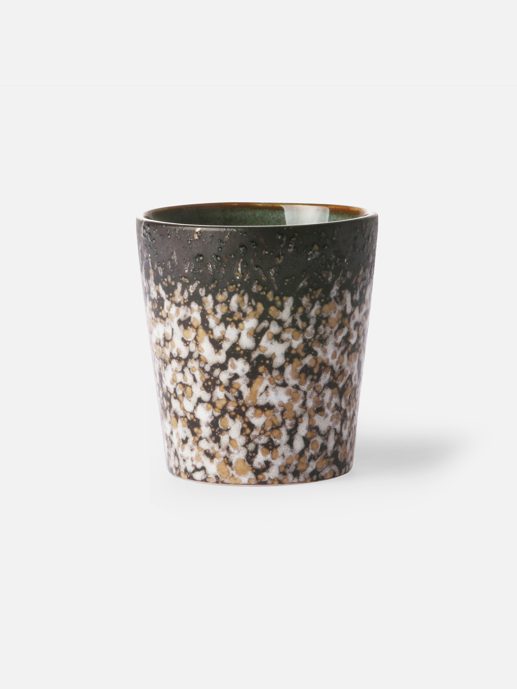 70s Keramik Kaffeebecher - Mud