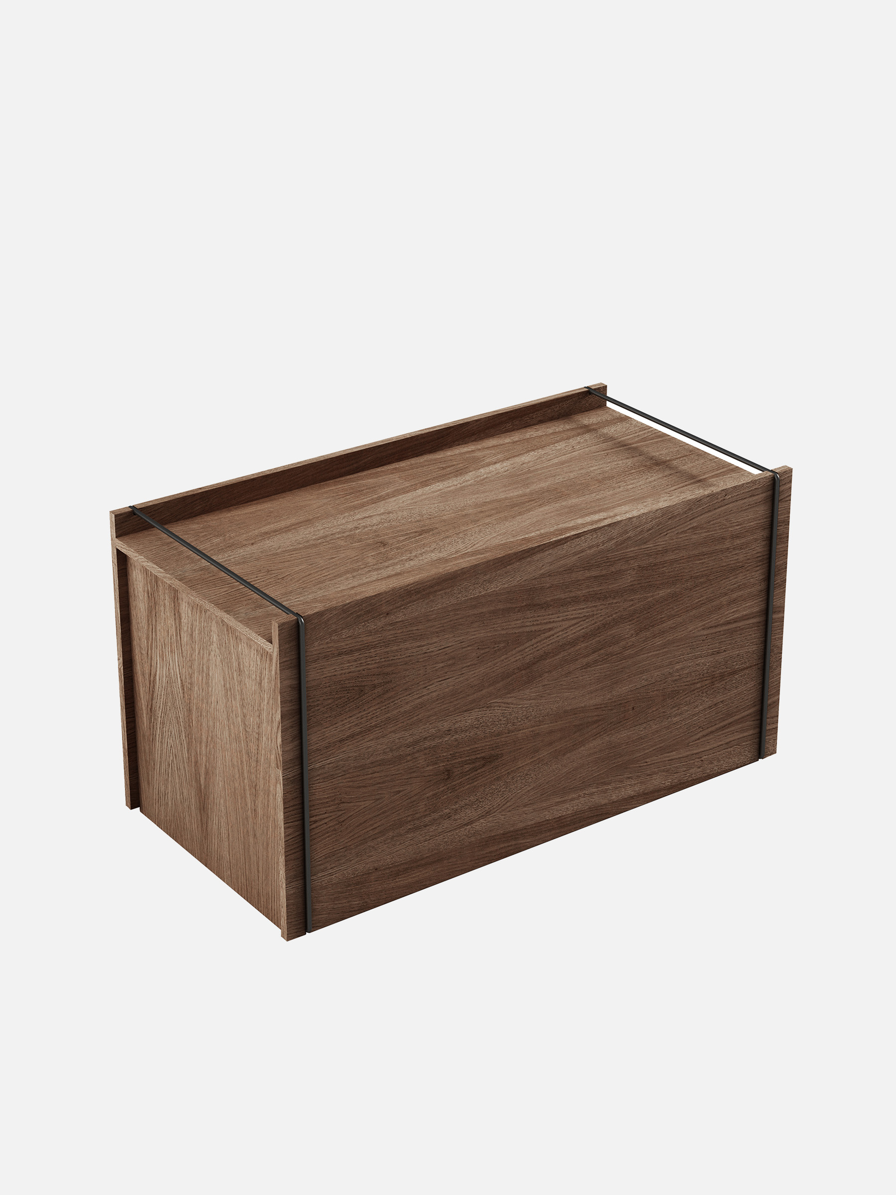 Lid, Storage Box, Smoked Oak