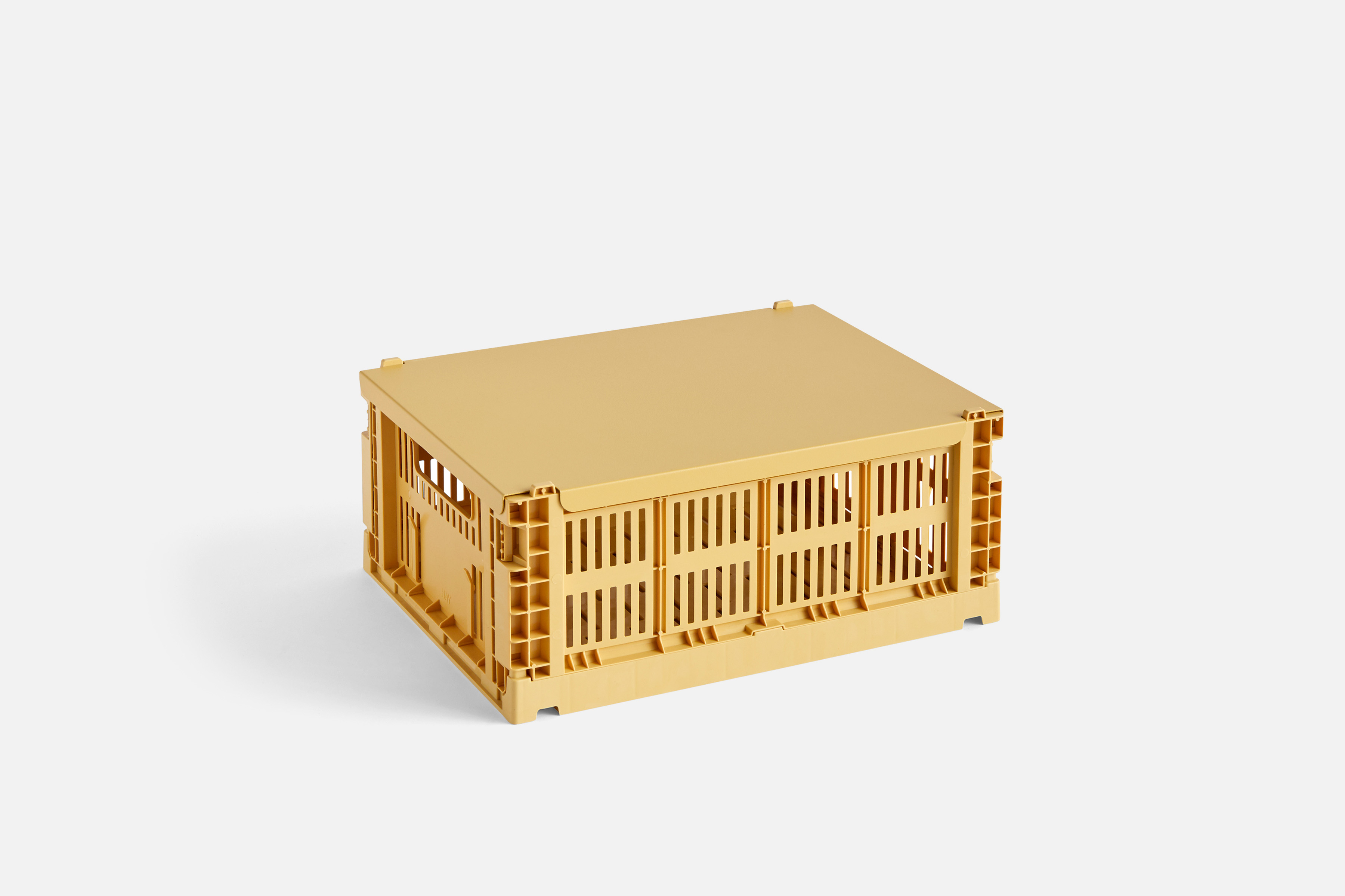 Deckel für Crate Box Medium - Golden yellow