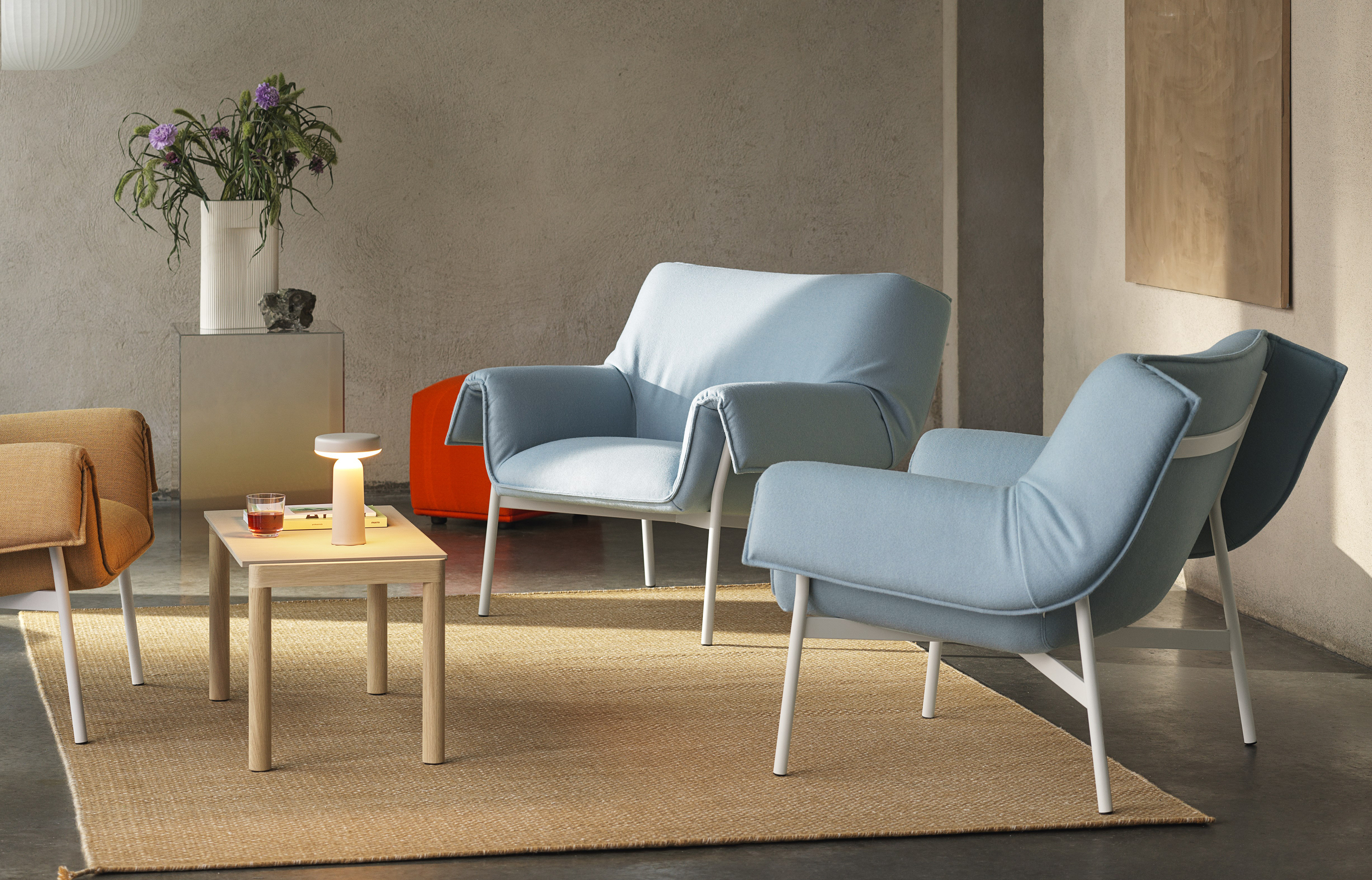 Wrap Lounge Sessel - Hero 152, Gestell Grau