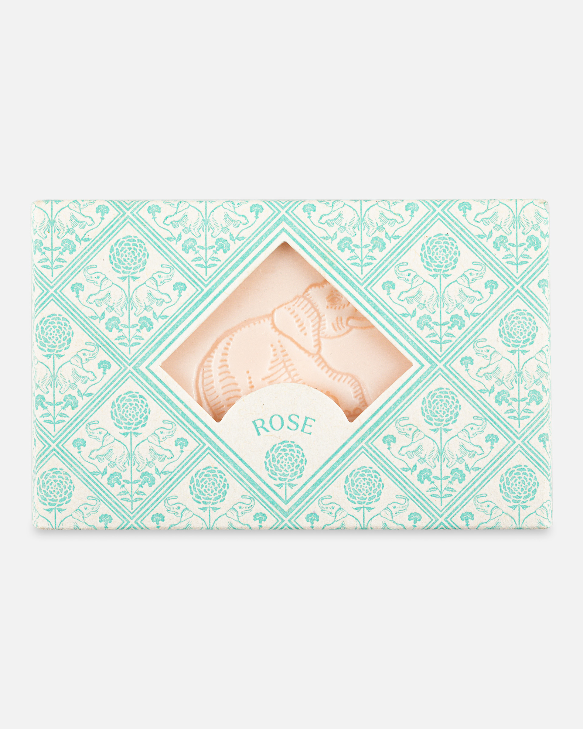 Elefant Stück Handseife Rose