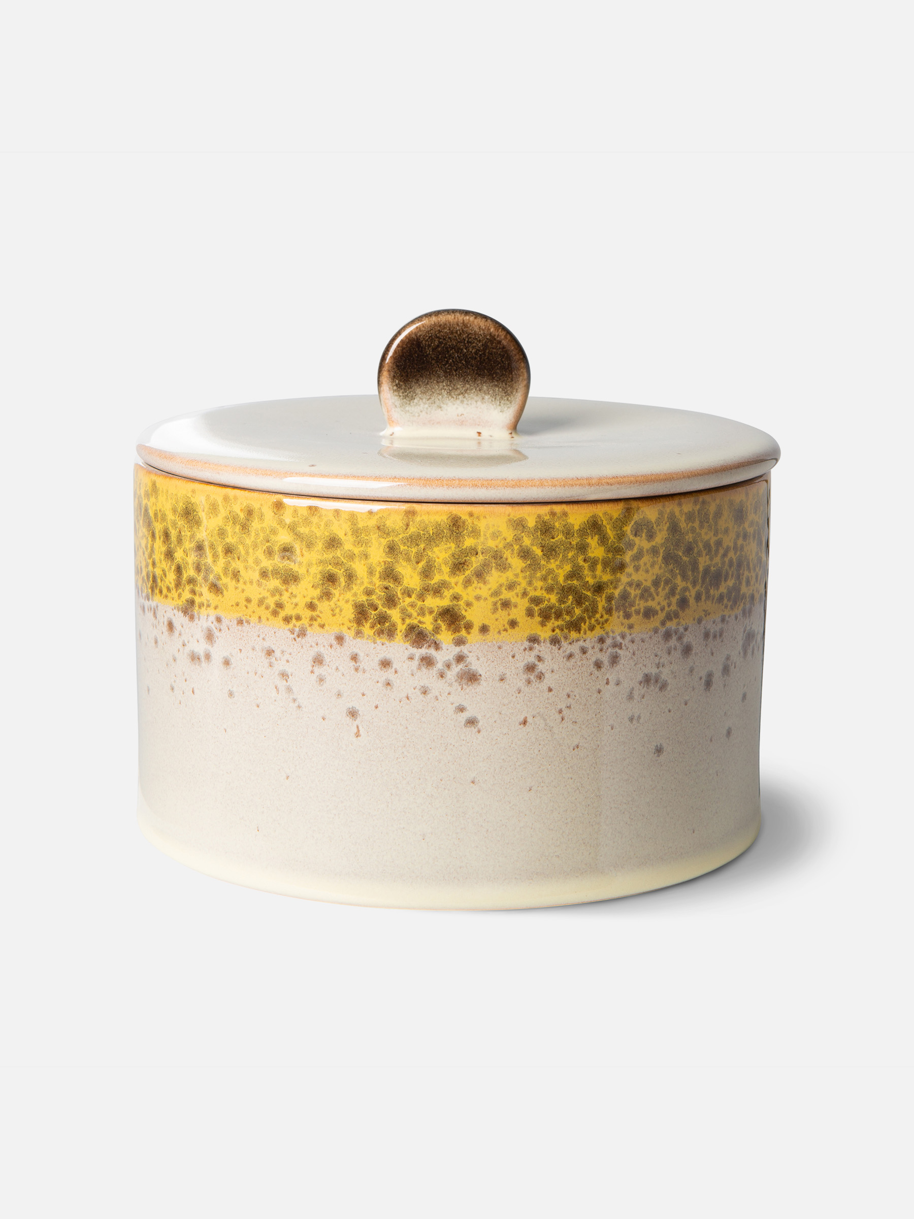 70s Keramik Keksdose - Autumn
