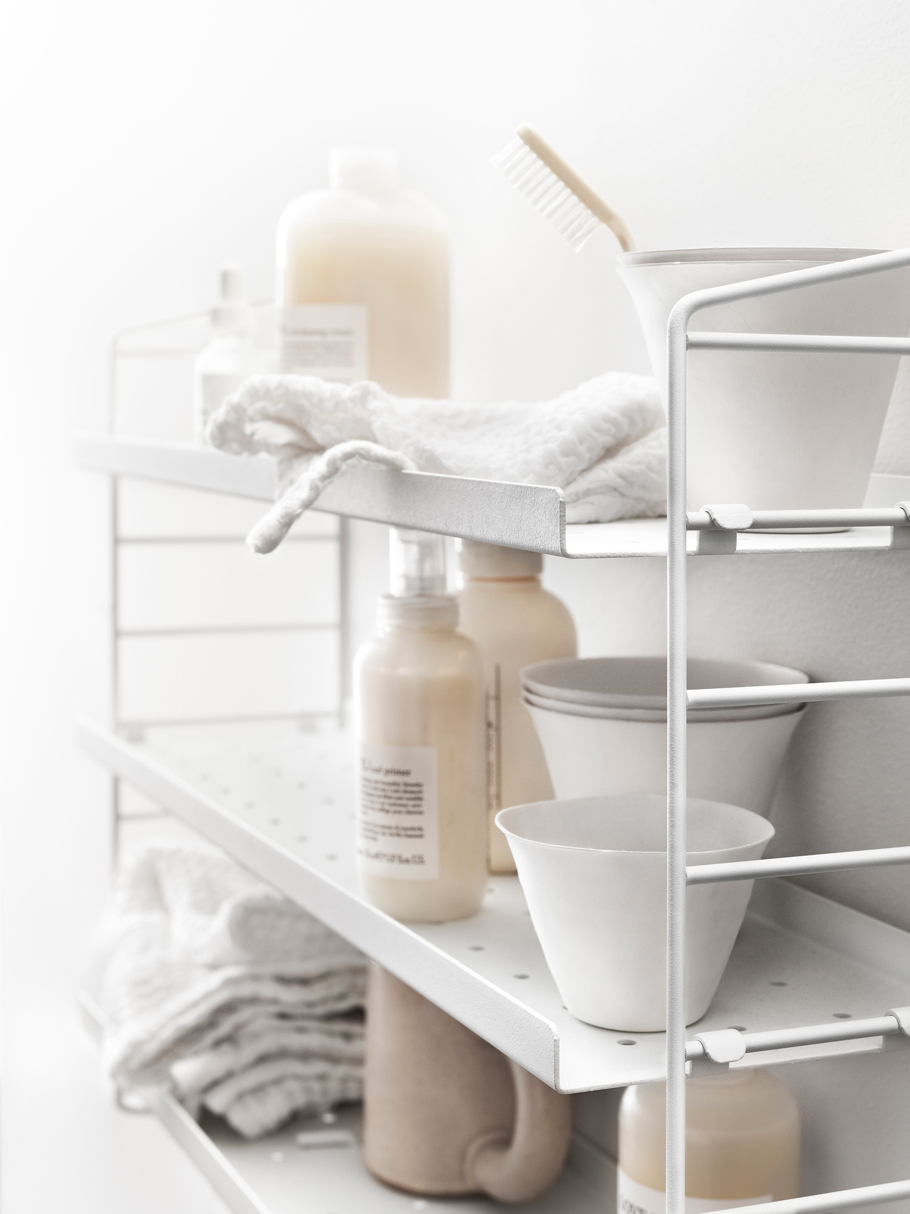 Pocket Regal Metall 60x50 cm - Weiß/Weiß