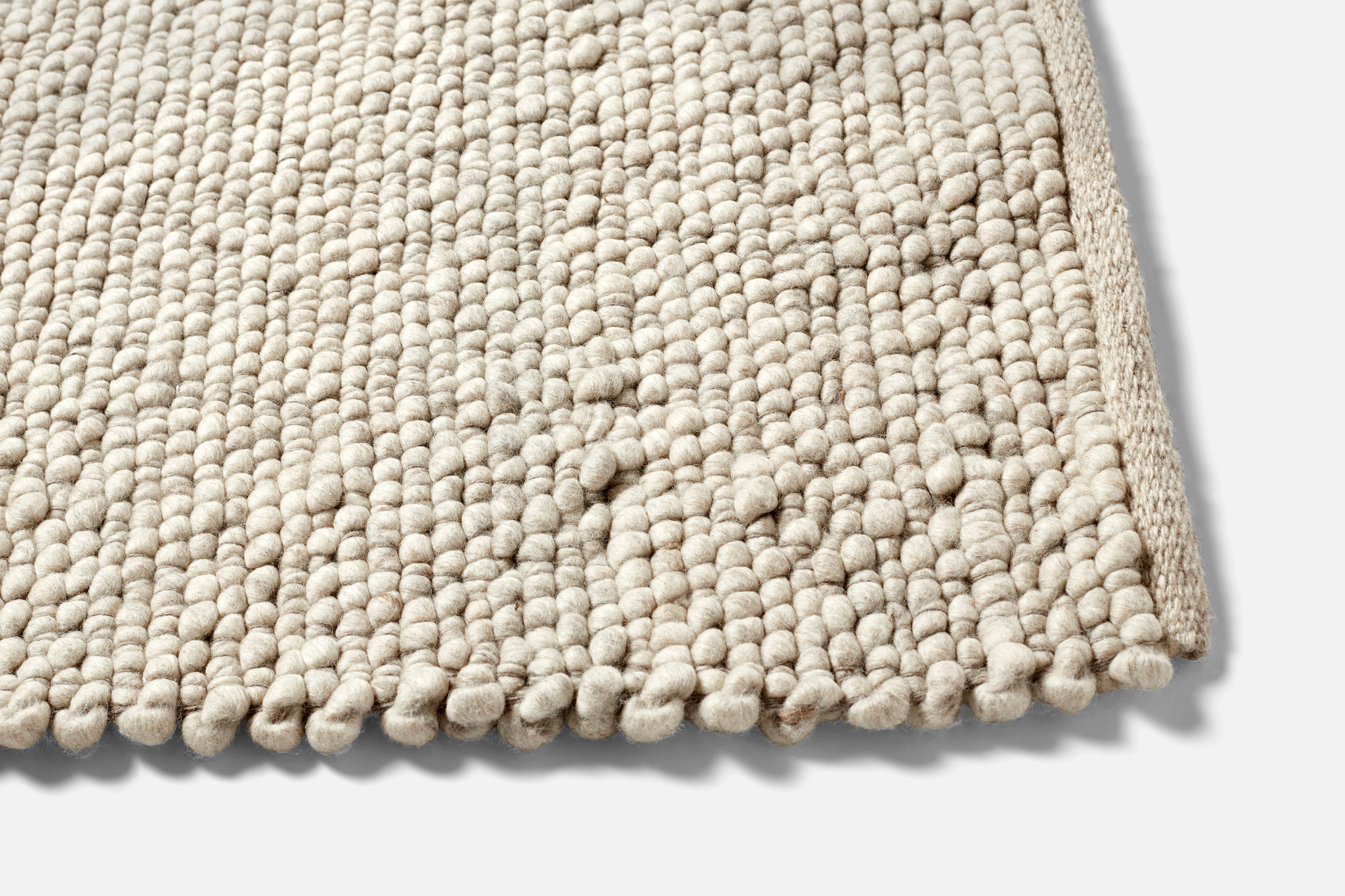 Peas Teppich Random 140x200 Soft grau