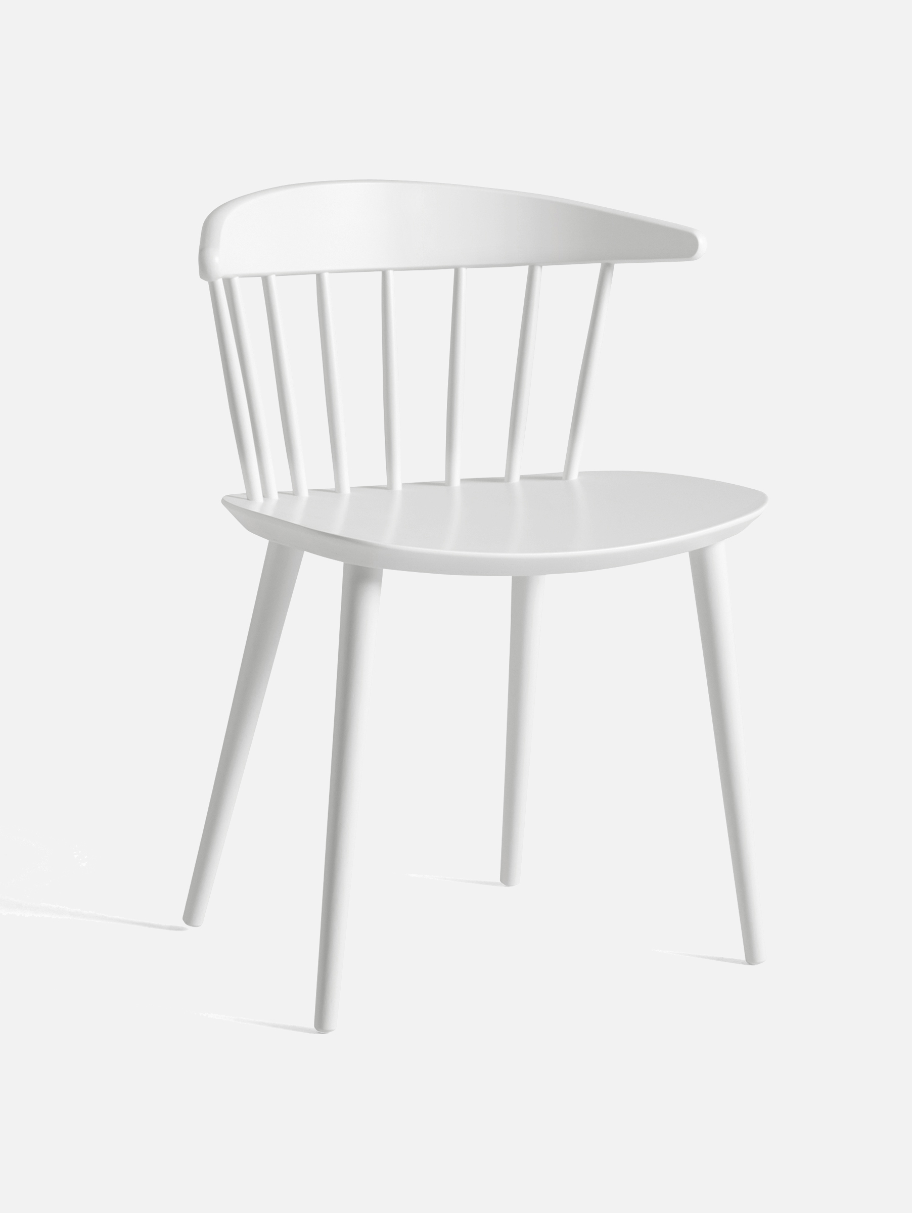 J104 Chair J-Series White water-based lacquered beech