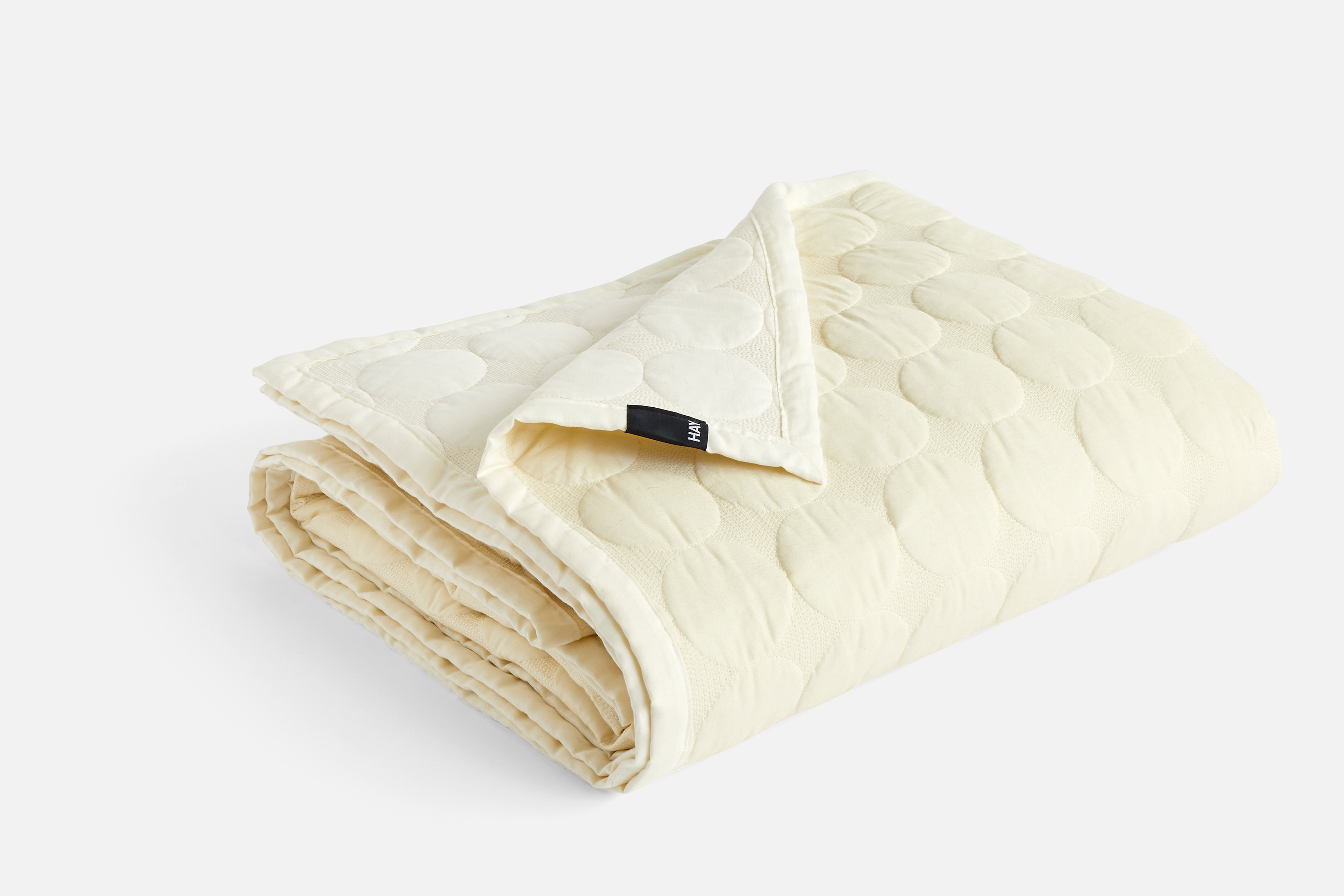 Mega Dot Tagesdecke 260x260 cm - Ivory