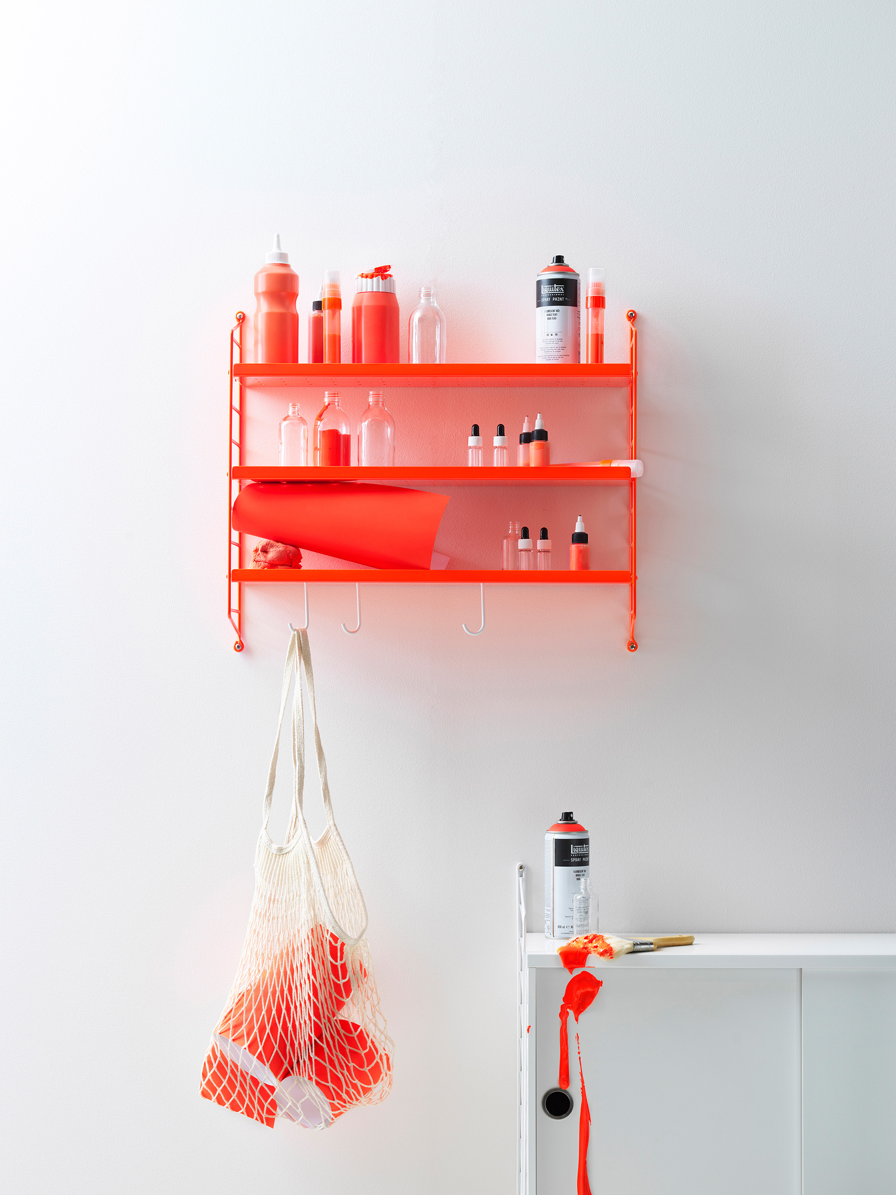 Pocket Regal Metall 60x50 cm - Neon/Neon