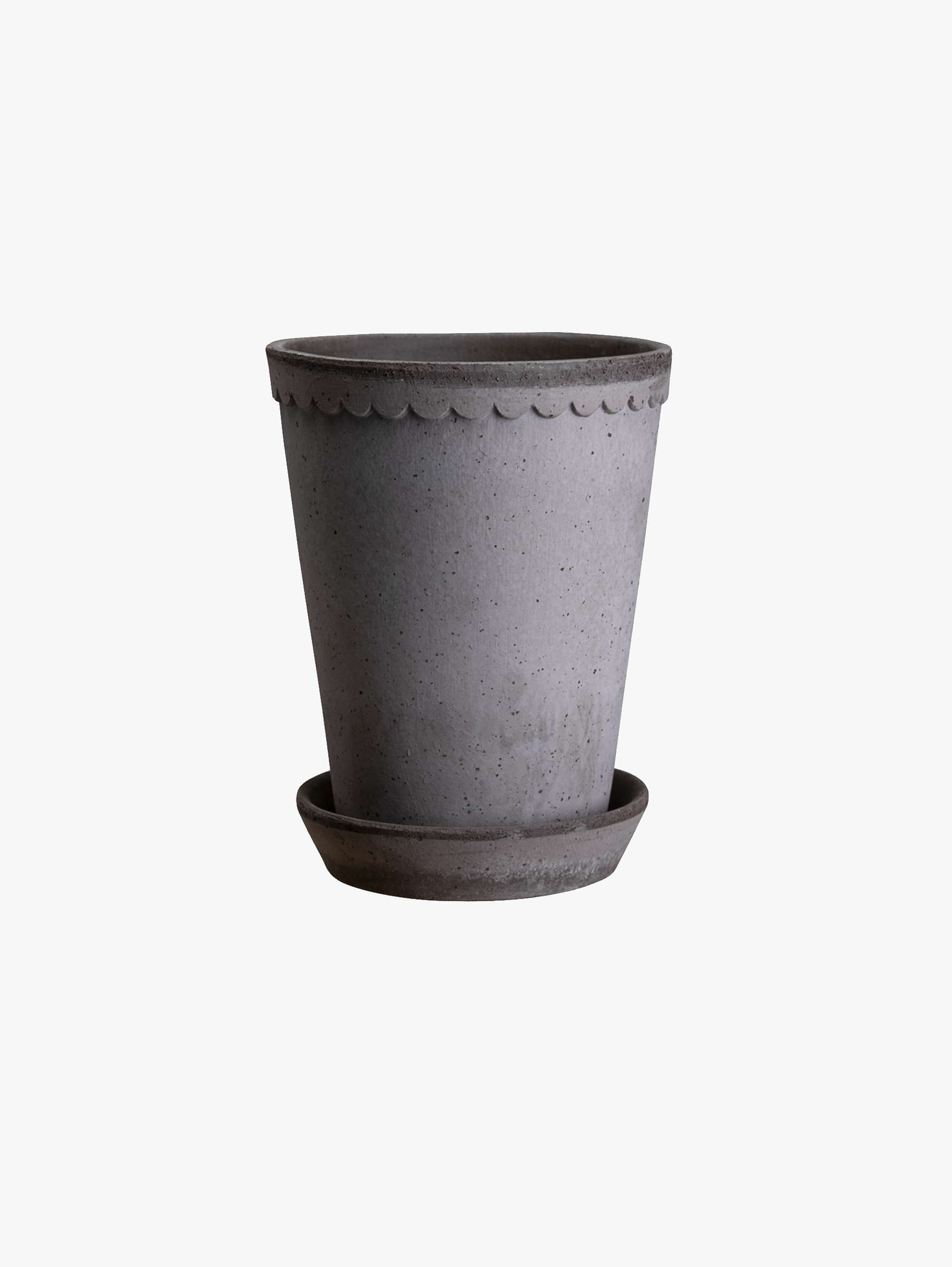 Helena Pflanztopf Raw Grau Ø 14 cm - Hoch