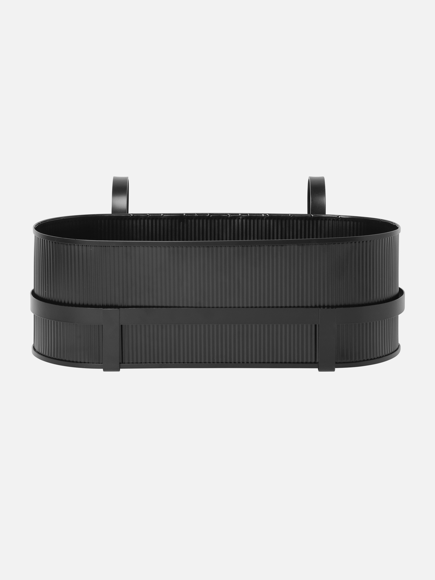 Bau Balkon Pflanztopf Schwarz