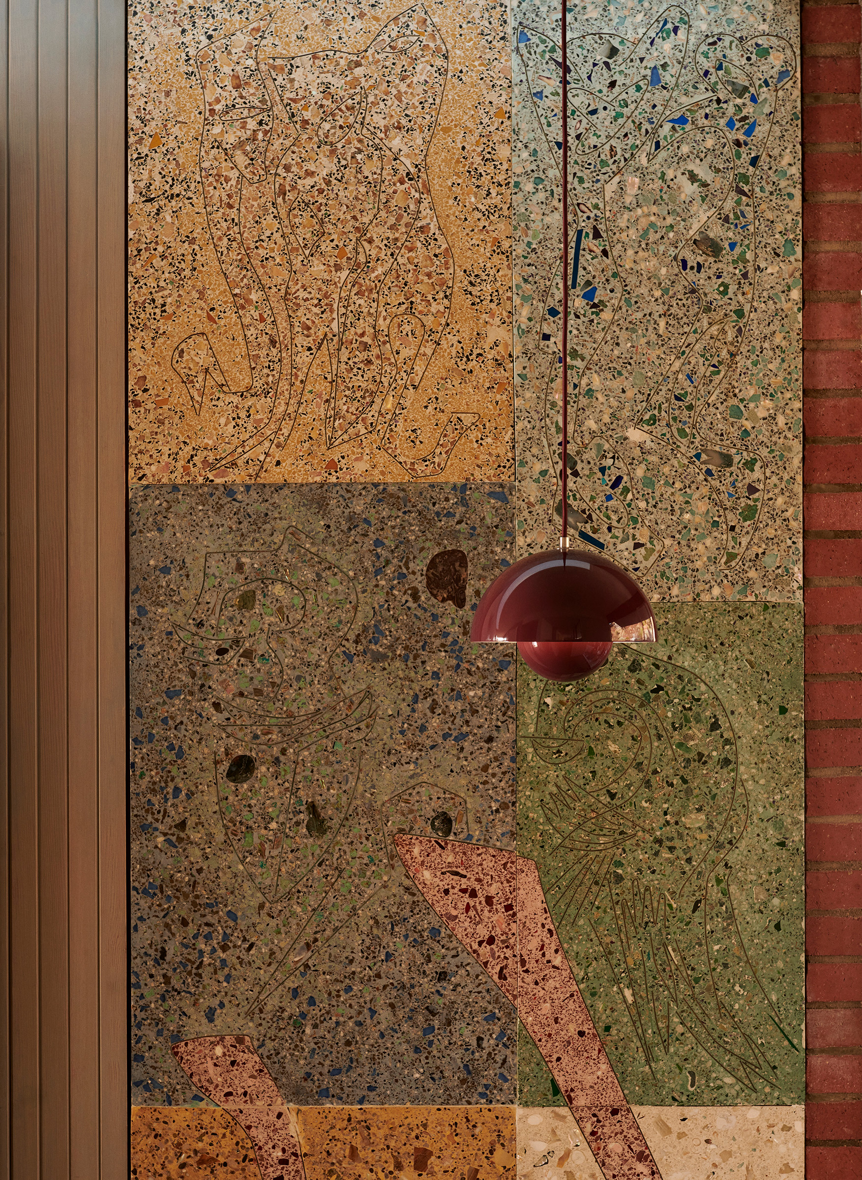 Flowerpot Hängeleuchte VP1 Vermilion Red